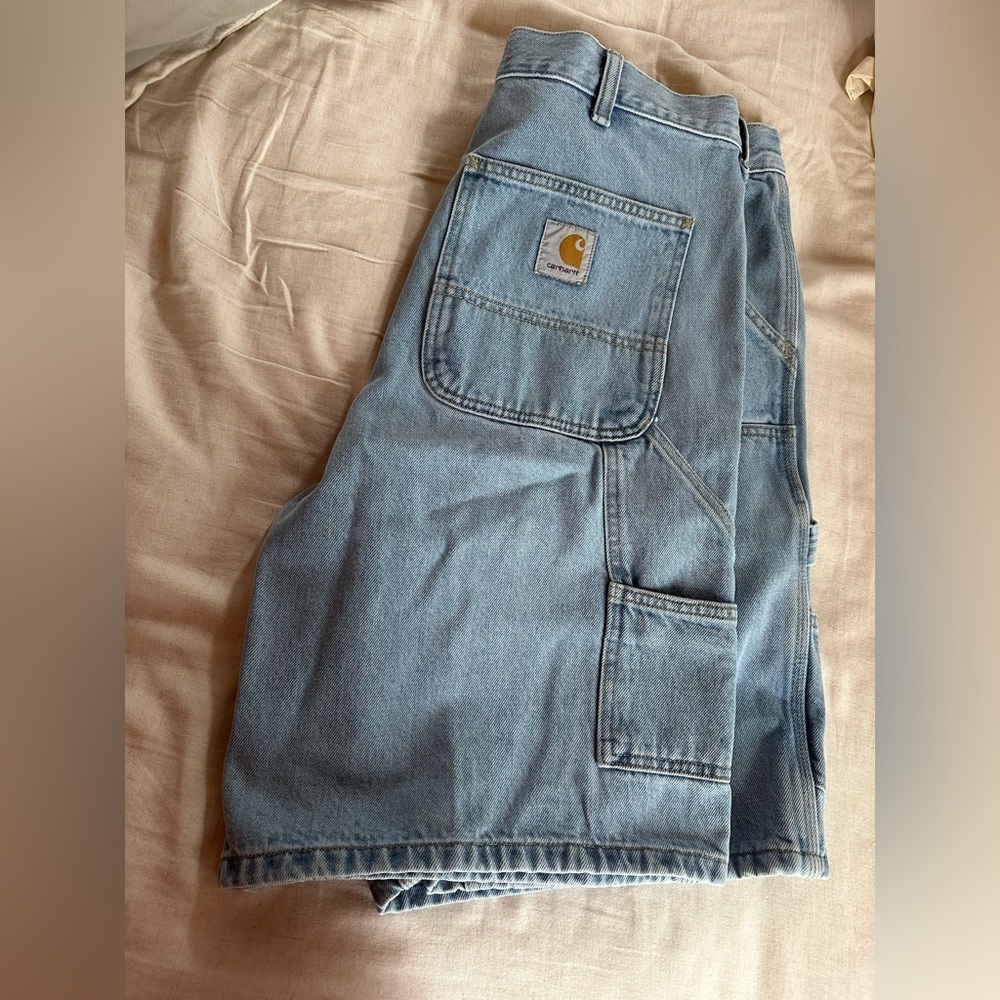 Carhartt WIP Blue Denim Utility Shorts